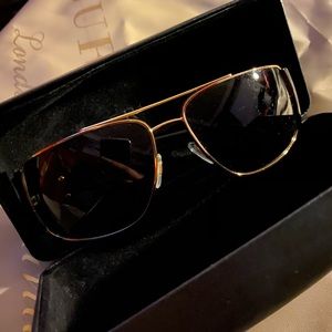 Versace men sunglasses retro Medusa frame